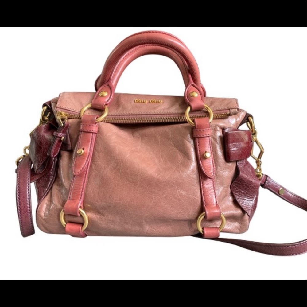 Miu Miu bow satchel handbag